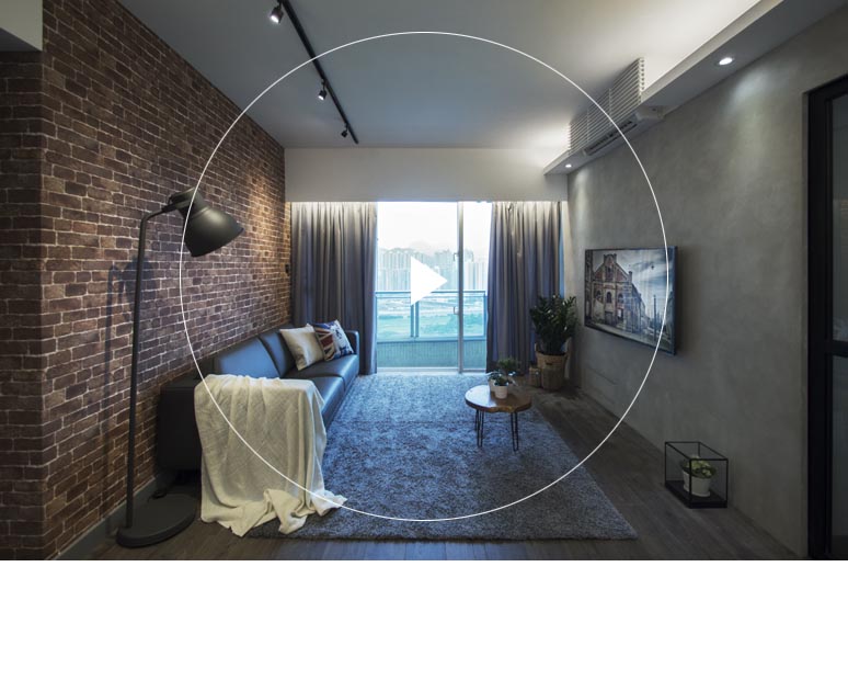 Lohas Park Hemera's Living Room Interior Design